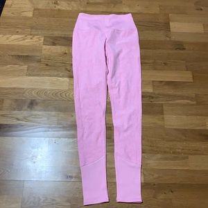 ALO yoga pink airbrush leggings
